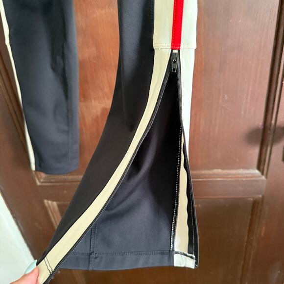 FREE PEOPLE | Black and red FP Movement Side Stripe Zip Ankle leggings - Small - Picture 6 of 7